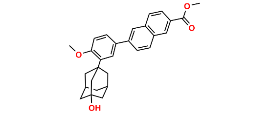 Picture of 2-Hydroxy Adapalene Methyl Ester