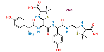Picture of Amoxicillin Open Ring Decarboxylated Dimer Disodium salt