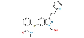 Picture of Axitinib N-Hydroxymethyl Impurity