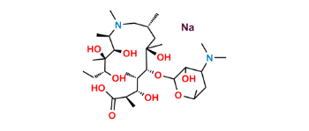 Picture of 3-Hydroxy Azithromycinoic Acid Sodium Salt 