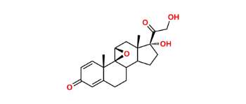 Picture of 16-demethyl epoxide Beclometasone