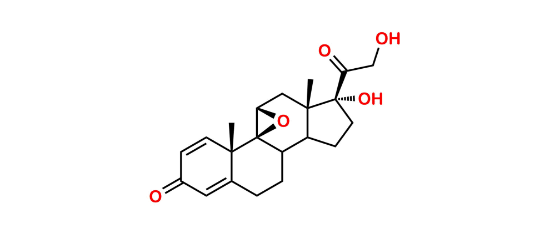 Picture of 16-demethyl epoxide Beclometasone