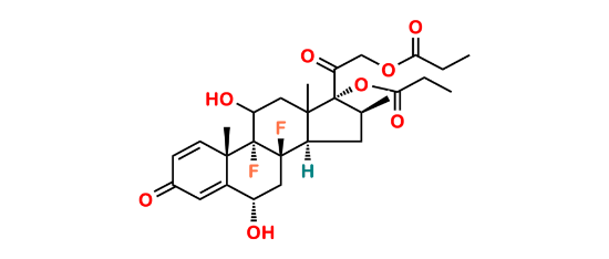 Picture of 11-Oxo- Betamethasone 17,21 Dipropionate6β-Hydroxy Betamethasone 17,21 Dipropionate