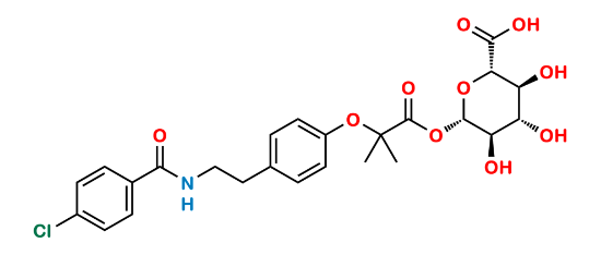 Picture of Bezafibrate Acyl Glucuronide