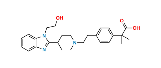 Picture of Bilastine  Hydroxy Impurity