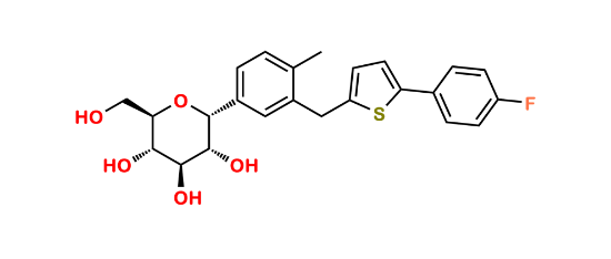 Picture of Canagliflozin  Alpha Isomer