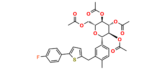 Picture of Tetra acetyl Canagliflozin