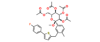 Picture of Canagliflozin Tetra Acetyl CNG-II