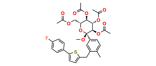 Picture of Canagliflozin Tetra Acetyl CNG-II