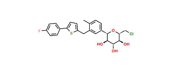 Picture of Canagliflozin Chloro impurity
