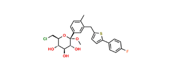 Picture of Canagliflozin Chloromethoxy impurity