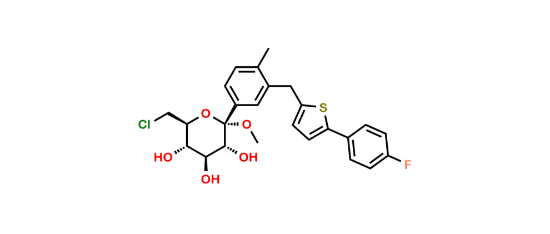 Picture of Canagliflozin Chloromethoxy impurity