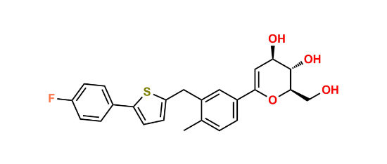 Picture of Canagliflozin 2,3-Dehydroxy Impurity