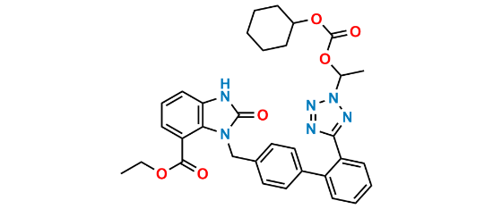 Picture of Candesartan Ethyl Ester Desethyl N2-Cilexetil Analog