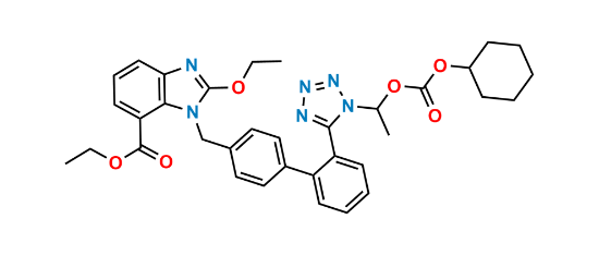 Picture of Candesartan Ethyl Ester N1-Cilexetil Analog Picture of Candesartan Ethyl Ester N1-Cilexetil Analog