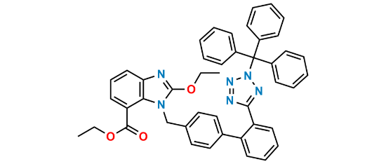 Picture of Candesartan Ethyl Ester N2-Trityl Analog Picture of Candesartan Ethyl Ester N2-Trityl Analog