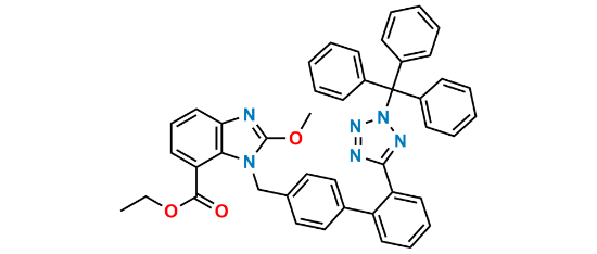 Picture of Candesartan Ethyl Ester N2-Trityl Methoxy Analog Picture of Candesartan Ethyl Ester N2-Trityl Methoxy Analog