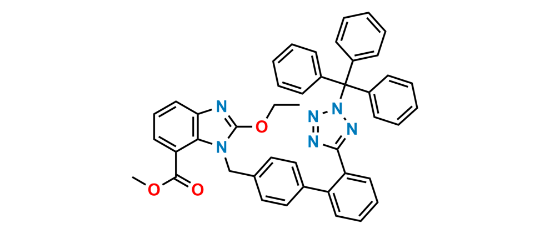 Picture of Candesartan Methyl Ester N2-Trityl Analog  Picture of Candesartan Methyl Ester N2-Trityl Analog
