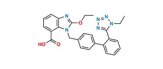 Picture of Candesartan N1-Ethyl Impurity  Picture of Candesartan N1-Ethyl Impurity