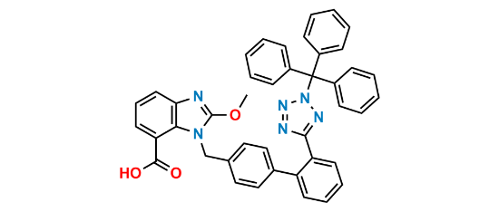 Picture of Candesartan N2-Trityl Methoxy Analog  Picture of Candesartan N2-Trityl Methoxy Analog
