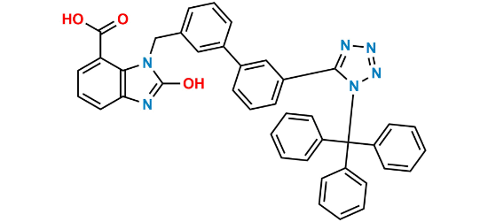 Picture of Trityl Hydroxy Candesartan  Impurity  Picture of Trityl Hydroxy Candesartan  Impurity