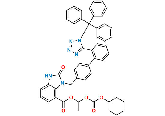 Picture of O-Desethyl N-Trityl Candesartan Cilexetil Picture of O-Desethyl N-Trityl Candesartan Cilexetil