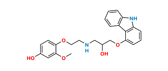 Picture of Carvedilol 4-Hydroxy Metabolite