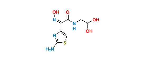 Picture of Cefdinir Thiazolylacetyl Glycine Oxime Acetal Impurity (USP)