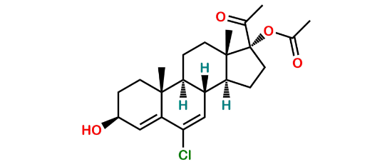 Picture of Chlormadinone Acetate 3β-Hydroxy Impurity