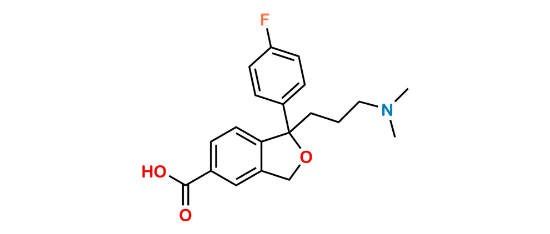 Picture of Citalopram Carboxylic Acid Impurity