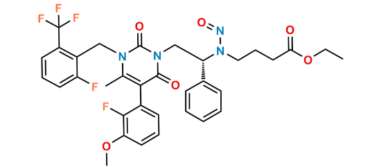 Picture of Elagolix Ethyl Ester Nitroso Impurity