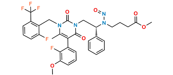 Picture of Elagolix Methyl Ester Nitroso Impurity