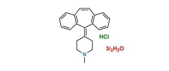 Picture of Cyproheptadine Hydrochloride Sesquihydrate