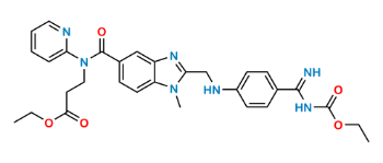 Show details for N-Ethoxycarbonyl Dabigatran Ethyl Ester Picture of N-Ethoxycarbonyl Dabigatran Ethyl Ester