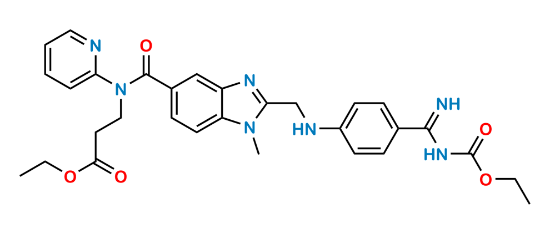 Picture of N-Ethoxycarbonyl Dabigatran Ethyl Ester Picture of N-Ethoxycarbonyl Dabigatran Ethyl Ester