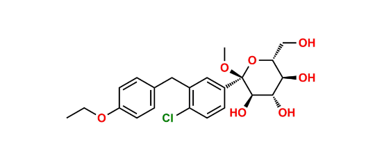Picture of Dapagliflozin Methoxy Pyranose Impurity