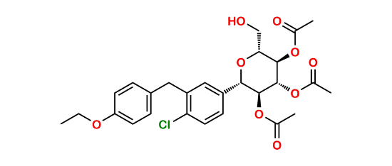 Picture of Dapagliflozin Impurity-S2E (Tri acetylated)