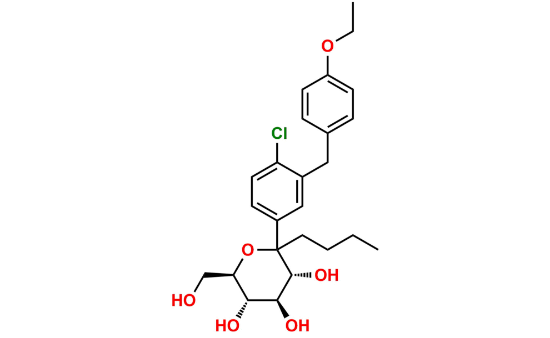 Picture of N- Butyl Dapagliflozin Impurity 