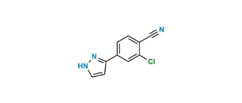 Picture of Darolutamide Pyrazol benzonitrile Impurity