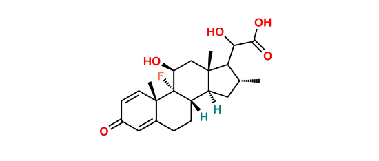 Picture of 17-dehyroxy  Dexamethasone Glyoxilic acid alcohol