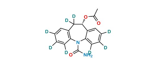 Picture of Eslicarbazepine D8 Acetate (racemate)