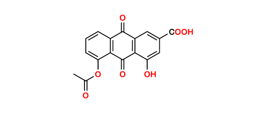 Picture of Diacerein EP Impurity D (5-Acetyl Rhein)