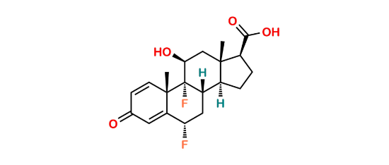 Picture of Difluprednate 17-carboxylic acid