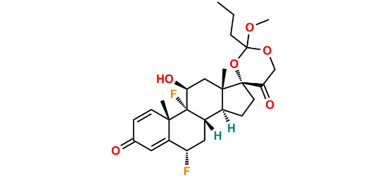 Picture of Difluoroprednisolone Trimethylortobutyrate