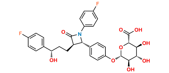 Picture of Ezetimibe Phenoxy Glucuronide Picture of Ezetimibe Phenoxy Glucuronide