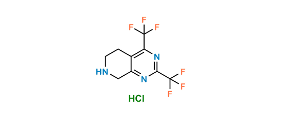 Picture of 2,4-Bis(trifluoromethyl)-5,6,7,8-tetrahydropyrido-[3,4-d]pyrimidine hydrochloride