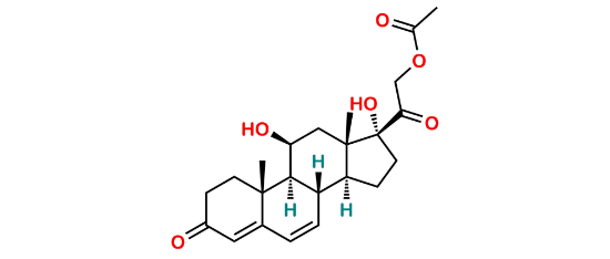 Picture of 6-Dehydrocortisol Acetate
