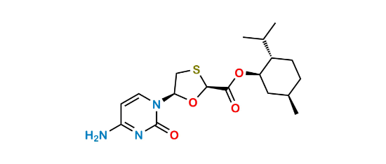 Picture of (1R,2S,5R)-2-Isopropyl-5-methylcyclohexyl (2S,5R)-5-(4-amino-2-oxopyrimidin-1(2H)-yl)-1,3-oxathiolane-2-carboxylate