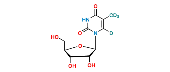 Picture of 5-Methyl Uridine-d4