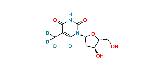 Picture of Thymidine-alpha,alpha,alpha,6D4